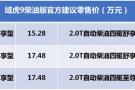 域虎9新增国内首款柴油版车型，多维度正面刚长城炮