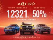 国内、出口销量双冠王 长城皮卡1月全球销售12321辆